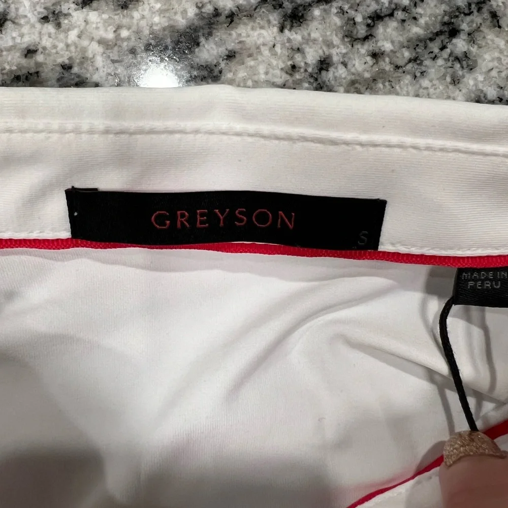 Greyson Scarlett Long Sleeve Polo white size small - Picture 4 of 10